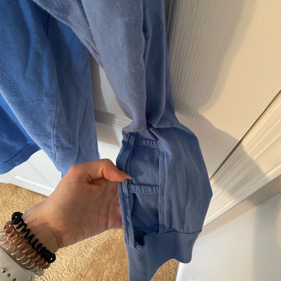 VS PINK Blue long sleeve top - Picture 6 of 7